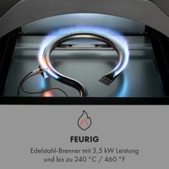 Pizzaiolo Pro Pizza-Gasgrill 76x143x66cm Schamottestein Stahl Mobil -Küchengeräte Verkäufe 10034844 de 0005 logo