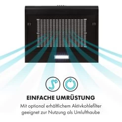 Capannina Unterbau-Abzugshaube 60cm 166m³/h LED Edelstahl Schwarz -Küchengeräte Verkäufe 10034861 de 0003 logo