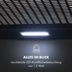 Capannina Unterbau-Abzugshaube 60cm 166m³/h LED Edelstahl Schwarz -Küchengeräte Verkäufe 10034861 de 0004 logo