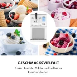 Sweet Sundae Eiscrememaschine Kompressor 1,5l Edelstahl Weiß -Küchengeräte Verkäufe 10034912 de 0004 logo