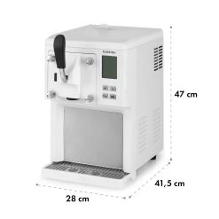 Sweet Sundae Eiscrememaschine Kompressor 1,5l Edelstahl Weiß -Küchengeräte Verkäufe 10034912 yy 0010 logo Klarstein Sahnehaeubchen Eiscrememaschine weiss