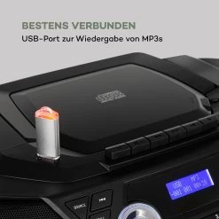 Roadie 2K Boombox CD-Player Kassettenradio DAB/DAB+ UKW Bluetooth 15 Roadie 2K Boombox CD-Player Kassettenradio DAB/DAB+ UKW Bluetooth -Küchengeräte Verkäufe 10034920 de 0006 logo