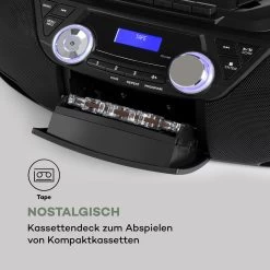 Roadie 2K Boombox CD-Player Kassettenradio DAB/DAB+ UKW Bluetooth 16 Roadie 2K Boombox CD-Player Kassettenradio DAB/DAB+ UKW Bluetooth -Küchengeräte Verkäufe 10034920 de 0007 logo