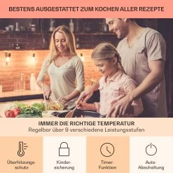 Virtuosa EcoAdapt Induktionskochfeld 4 Zonen 7200W Glas Schwarz -Küchengeräte Verkäufe 10034948 de 0005 usp