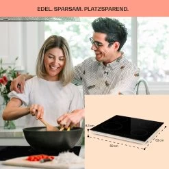 Virtuosa EcoAdapt Induktionskochfeld 4 Zonen 7200W Glas Schwarz -Küchengeräte Verkäufe 10034948 de 0006 usp