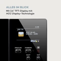 Connect Vertical Internetradio 2x5 W RMS CD IR/UKW/DAB+ Spotify BT -Küchengeräte Verkäufe 10034996 de 0007 logo