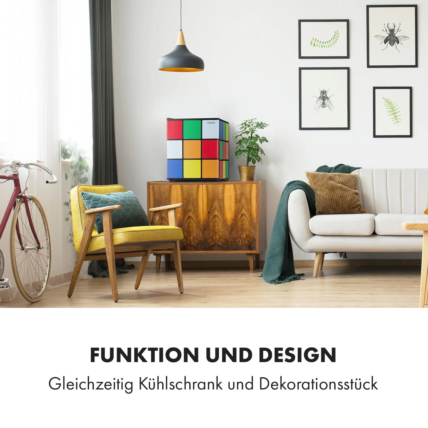 Solve Kühlschrank Mini-Bar 48L Zauberwürfel-Design 5 Solve Kühlschrank Mini-Bar 48L Zauberwürfel-Design – Bild 5