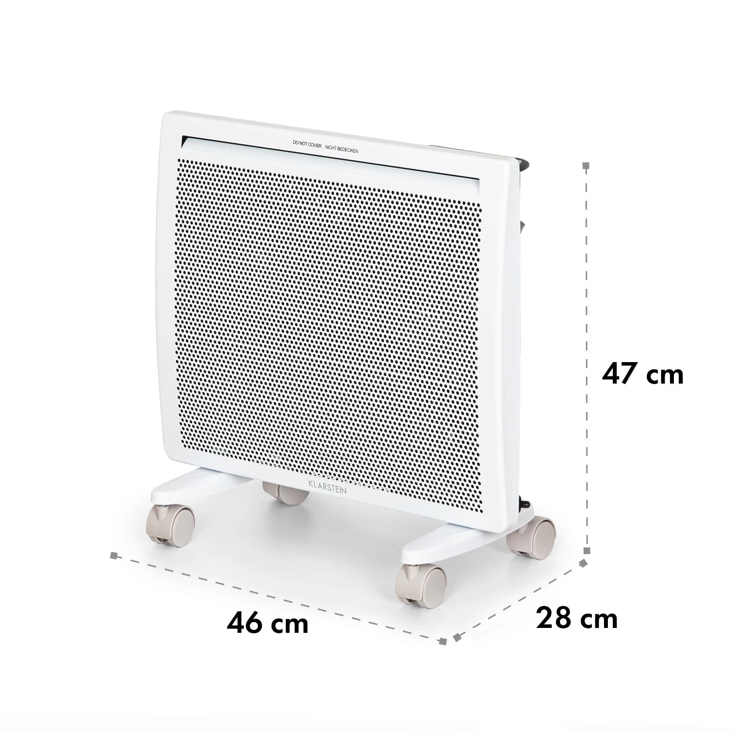 Klarstein Hot Spot Slimcurve Double Wave 2-in-1 Heizgerät 1000W Wochentimer Weiß 8 Klarstein Hot Spot Slimcurve Double Wave 2-in-1 Heizgerät 1000W Wochentimer Weiß – Bild 8