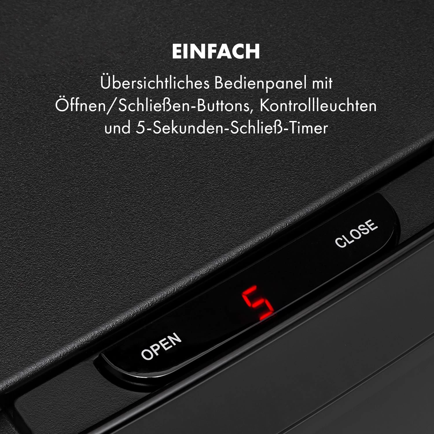 Touchless Black Stainless Steel Müllsammler Sensor 72L 4 Behälter ABS / PP / Edelstahl Schwarz 6 Touchless Black Stainless Steel Müllsammler Sensor 72L 4 Behälter ABS / PP / Edelstahl Schwarz – Bild 6