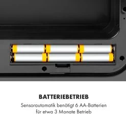 Touchless Black Stainless Steel Müllsammler Sensor 72L 4 Behälter ABS / PP / Edelstahl Schwarz 18 Touchless Black Stainless Steel Müllsammler Sensor 72L 4 Behälter ABS / PP / Edelstahl Schwarz -Küchengeräte Verkäufe 10035097 de 0008 logo