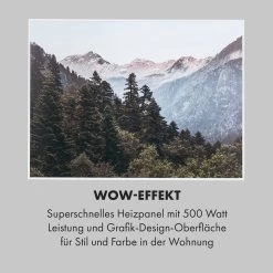 Wonderwall Air Art Smart Infrarotheizung 80x60cm 500W Wandmontage Berg -Küchengeräte Verkäufe 10035121 de 0005 logo