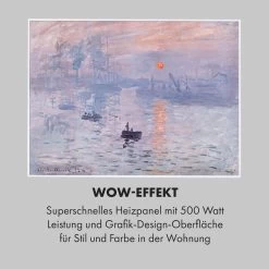Wonderwall Air Art Smart Infrarotheizung 80x60cm 500W Wandmontage Sonnenaufgang -Küchengeräte Verkäufe 10035125 de 0005 logo