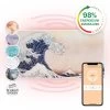 Wonderwall Air Art Smart Infrarotheizung 120x60cm 700W Wandinstallation App-Steuerung Wellen