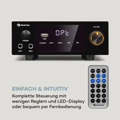 AMP-2 DG Stereo-Hifi-Verstärker 2x50W RMS BT/USB Opt. & Coax. Dig-In 10 AMP-2 DG Stereo-Hifi-Verstärker 2x50W RMS BT/USB Opt. & Coax. Dig-In -Küchengeräte Verkäufe 10035179 de 0004 logo
