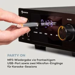 AMP-2 DG Stereo-Hifi-Verstärker 2x50W RMS BT/USB Opt. & Coax. Dig-In 11 AMP-2 DG Stereo-Hifi-Verstärker 2x50W RMS BT/USB Opt. & Coax. Dig-In -Küchengeräte Verkäufe 10035179 de 0005 logo
