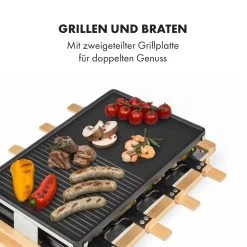Tournedo Raclette 1200W Aluminiumguss 8 Personen Holz-Dekor 11 Tournedo Raclette 1200W Aluminiumguss 8 Personen Holz-Dekor -Küchengeräte Verkäufe 10035219 de 0003 logo
