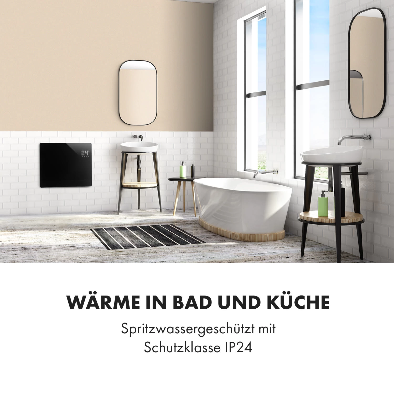 Bornholm Single Smart Konvektionsheizgerät 1000 W App-Steuerung 6 Bornholm Single Smart Konvektionsheizgerät 1000 W App-Steuerung – Bild 6