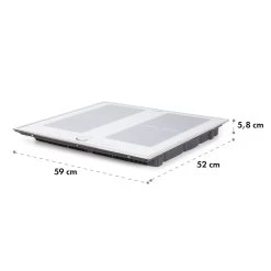 Delicatessa 60 Prime Induktionskochfeld 4 Zonen 7000W Timer -Küchengeräte Verkäufe 10035267 yy 0011 logo Klarstein Delicatessa 60 Prime Kochfeld weiss