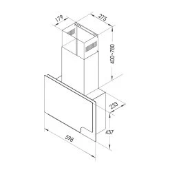 Amelia Dunstabzugshaube 123W 60x47x23,5cm LED-Licht Touch Glas 14 Amelia Dunstabzugshaube 123W 60x47x23,5cm LED-Licht Touch Glas -Küchengeräte Verkäufe 10035282 yy 0007 logo Klarstein Amelia 60 Dunstabzugshaube weiss
