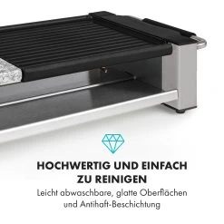 Bistecca Raclette 1200W Metall / Stein 8 Personen Kontroll-LED -Küchengeräte Verkäufe 10035293 de 0003 logo
