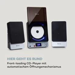 Microstar Microsystem Vertikalanlage CD-Player BT/USB Fernbedienung -Küchengeräte Verkäufe 10035302 de 0004 logo
