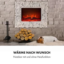 Alpbach Snow Elektrischer Kamin 1800W 2 Heizstufen 65 Cm Weißer Rahmen -Küchengeräte Verkäufe 10035315 de 0006 logo
