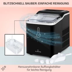 Chillout Eiswürfelmaschine Bulleteis 12kg/24h Wassertank: 1,5 L -Küchengeräte Verkäufe 10035320 de 0005 usp
