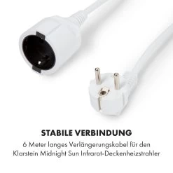 Midnight Sun Decken-Infrarotheizung 6 Meter Verlängerungskabel -Küchengeräte Verkäufe 10035359 de 0003 logo