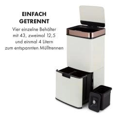 Royal Trash Rose Gold Sensor-Mülleimer 72 Liter Edelstahl 13 Royal Trash Rose Gold Sensor-Mülleimer 72 Liter Edelstahl -Küchengeräte Verkäufe 10035364 de 0003 logo
