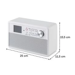 Nestor DAB+ Radio DAB+/FM 2 Betriebsmodi 2,4" TFT-Farbdisplay -Küchengeräte Verkäufe 10035370 yy 0009 logo auna Nestor DAB Radio weiss