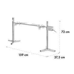 Sauenland Survivor Spanferkelgrill Drehspieß 12W 70kg Max. Edelstahl -Küchengeräte Verkäufe 10035372 yy 0008 logo Klarstein Spanferkelgrill Sauenland Survivor