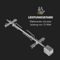 Sauenland Pro XL Spanferkelgrill Drehspieß 15W 4 Rollen Edelstahl -Küchengeräte Verkäufe 10035373 de 0005 logo