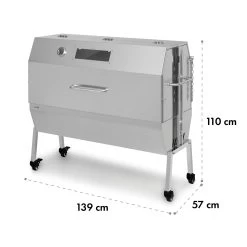 Sauenland Pro XL Spanferkelgrill Drehspieß 15W 4 Rollen Edelstahl -Küchengeräte Verkäufe 10035373 yy 0009 logo Klarstein Sauenland Pro XL Spanferkelgrill