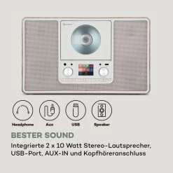 Scala VCD-IR Internetradio WLAN CD BT MP3 DAB+ UKW Radio 19 Scala VCD-IR Internetradio WLAN CD BT MP3 DAB+ UKW Radio -Küchengeräte Verkäufe 10035426 de 0008 logo