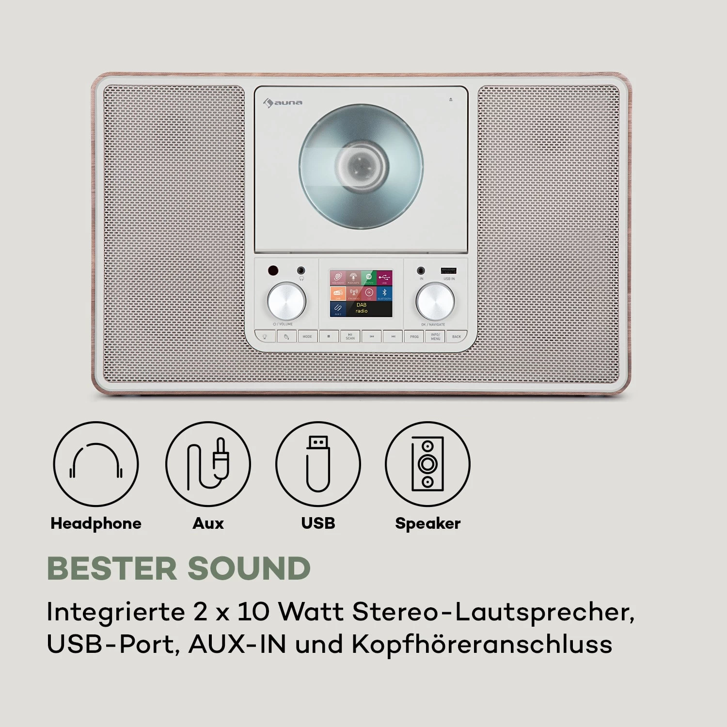 Scala VCD-IR Internetradio WLAN CD BT MP3 DAB+ UKW Radio 8 Scala VCD-IR Internetradio WLAN CD BT MP3 DAB+ UKW Radio – Bild 8