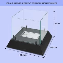 Phantasma Cubo Ethanol-Kamin Rauch- & Geruchlos Edelstahl-Brenner Sicherheitsglas -Küchengeräte Verkäufe 10035458 de 0005 usp