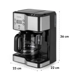 Caldetto Kaffeemaschine 1900W Heißwasserspender -Küchengeräte Verkäufe 10035476 yy 0008 logo Klarstein Caldetto Kaffeemaschine schwarz