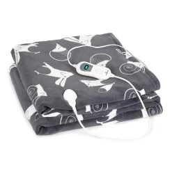 Dr. Watson XXL Heizdecke 3 Stufen Waschbar 200x180cm Coral Fleece