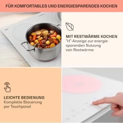 Virtuosa 4 Einbaukochfeld 4 Zonen 6500W Glaskeramik -Küchengeräte Verkäufe 10035552 de 0004 usp