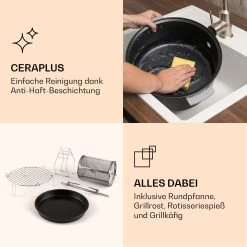 VitAir Smart Heißluftfritteuse App-Steuerung / 1400W / 7,75 Ltr / 20 Programme -Küchengeräte Verkäufe 10035592 de 0007 logo