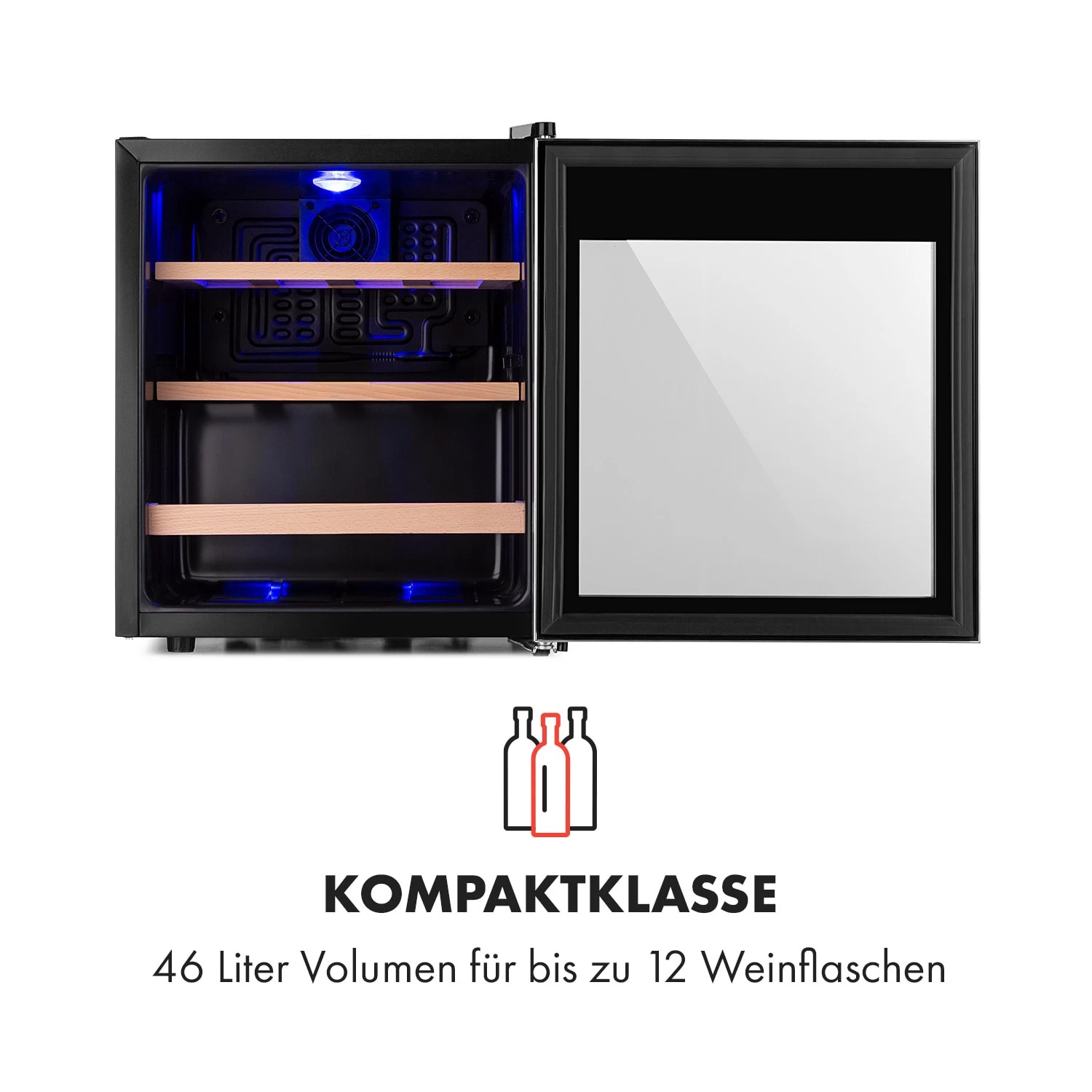 Vinamour 12 Uno Weinkühlschrank 12Fl./46l 4-18°C 40dB 4 Vinamour 12 Uno Weinkühlschrank 12Fl./46l 4-18°C 40dB – Bild 4