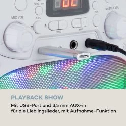 StarMaker Plus Karaoke-Anlage Karaokemaschine Bluetooth USB CD LED-Show RCA 15 StarMaker Plus Karaoke-Anlage Karaokemaschine Bluetooth USB CD LED-Show RCA -Küchengeräte Verkäufe 10035747 de 0007 logo