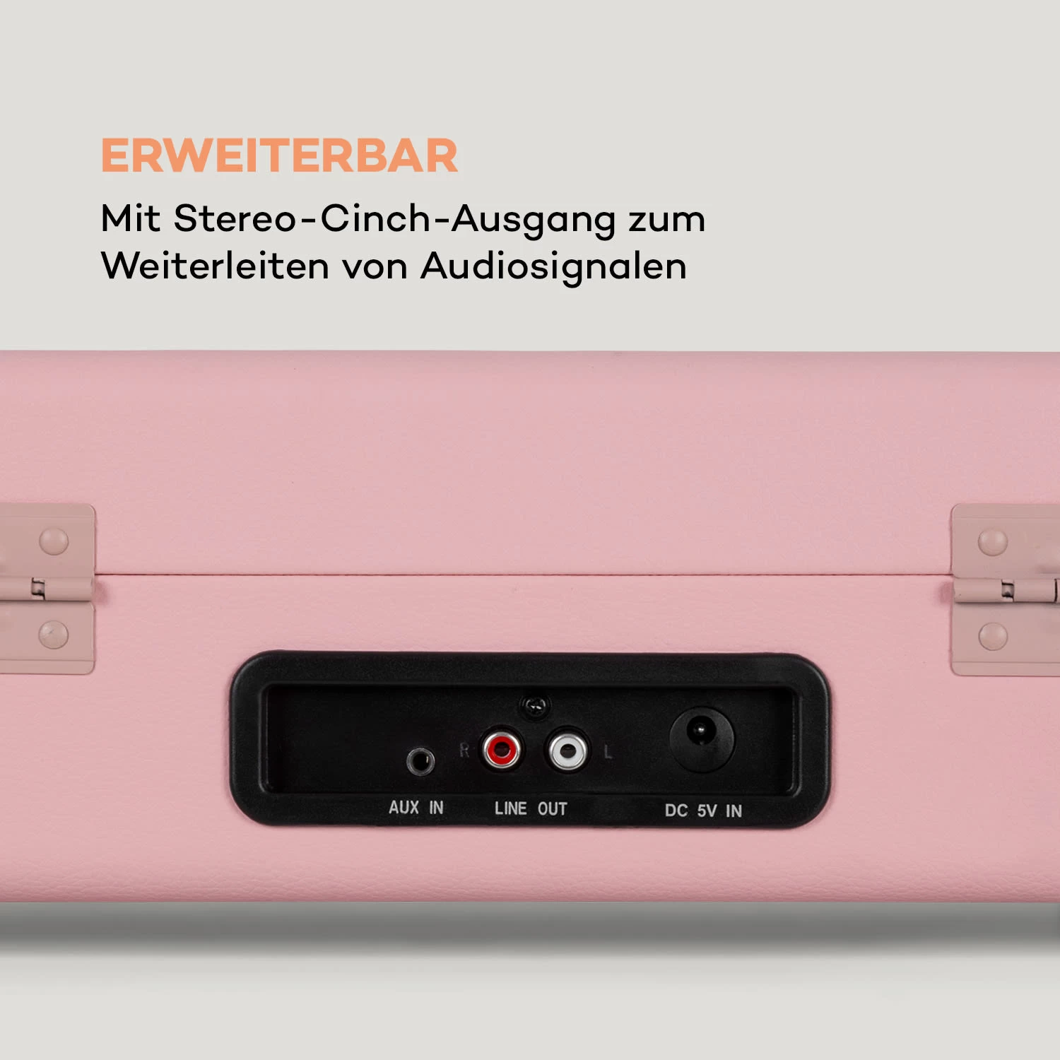 Peggy Sue BT Plattenspieler Stereolautsprecher USB BT Tragbar 7 Peggy Sue BT Plattenspieler Stereolautsprecher USB BT Tragbar – Bild 7