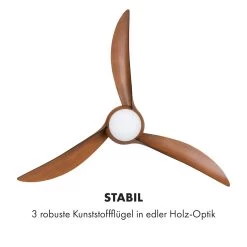 Monteverde Deckenventilator Deckenleuchte 52" 8.376m³/h 3 Flügel -Küchengeräte Verkäufe 10035788 de 0004 logo