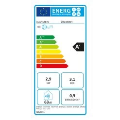 Metrobreeze Rom Smart Mobile Klimaanlage 10.000 BTU 3 KW Fernbedienung -Küchengeräte Verkäufe 10035804 energy label