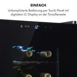Bellevin 18 Uno Weinkühlschrank 50 Liter 11-18 °C LED Touch SingleZone 12 Bellevin 18 Uno Weinkühlschrank 50 Liter 11-18 °C LED Touch SingleZone -Küchengeräte Verkäufe 10035863 de 0004 logo