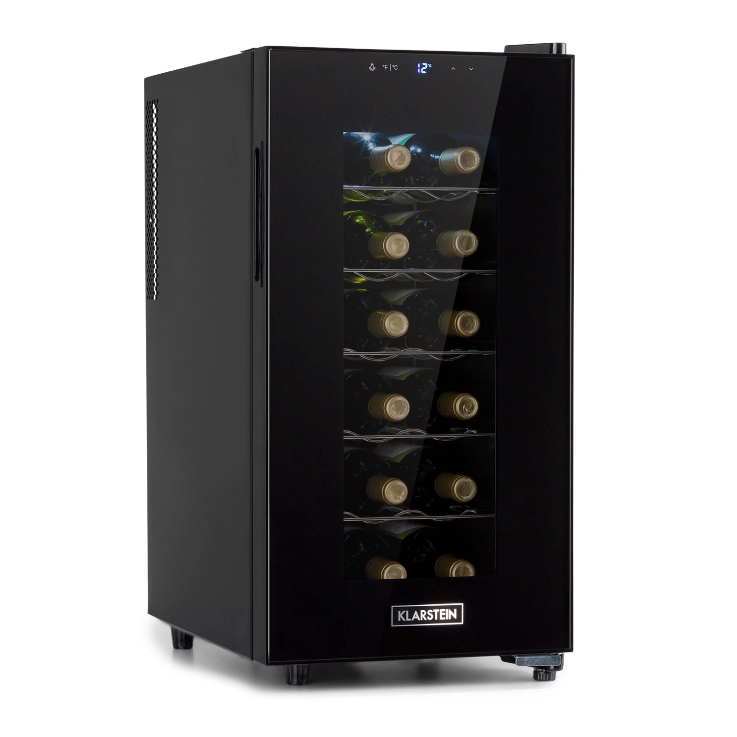 Bellevin 18 Uno Weinkühlschrank 50 Liter 11-18 °C LED Touch SingleZone 1 Bellevin 18 Uno Weinkühlschrank 50 Liter 11-18 °C LED Touch SingleZone