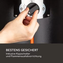 Heatwave Gasheizstrahler 10 KW (728 G/h) Bodenrollen Schutzcover Piezozündung -Küchengeräte Verkäufe 10035958 de 0004 logo