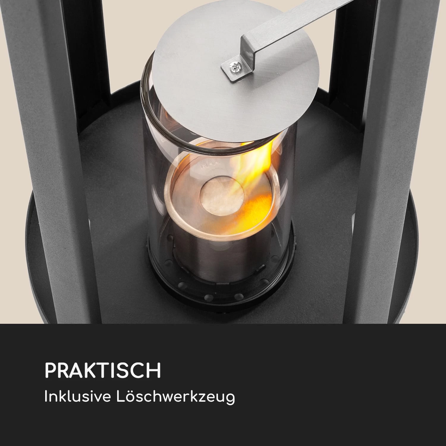 Fiamme Cilindro Ethanol-Laterne 2-Set Edelstahl-Brenner 0,3 Liter 4 H Brenndauer 7 Fiamme Cilindro Ethanol-Laterne 2-Set Edelstahl-Brenner 0,3 Liter 4 H Brenndauer – Bild 7