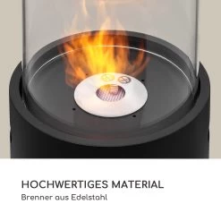 Fiamme Tamburo Ethanol-Kamin Edelstahl-Brenner 0,8Ltr 4-5 H Brenndauer -Küchengeräte Verkäufe 10036076 de 0003 logo